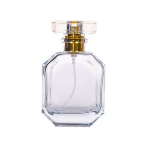 Venta al por mayor vacío 30ml 50ml 100mL mujeres hombres claro hermosa botella de perfume de vidrio con tapa de vidrio - Product Image 3