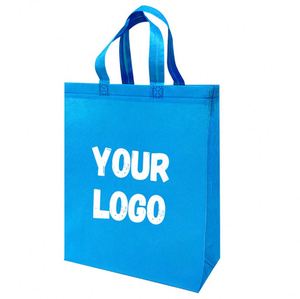 Promo Gift Custom Logo Printed Large Foldable Reusable <b>Bag</b> <b>Sewed</b> Technique for Daily Shopping - Product Image 1