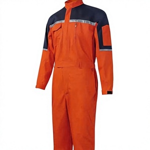 Overol de Trabajo Transpirable de Algodón, Uniforme Industrial de una Pieza, Reflectante y Resistente al Fuego - Product Image 5