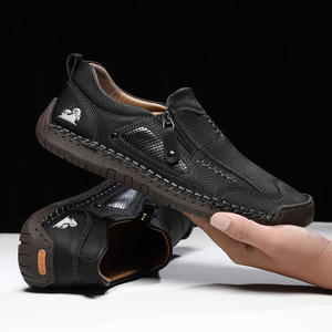 Zapatos Oxford de Malla Brillante para Hombre, con Cordones, Punta Redonda, Formales y Casuales, Cómodos, con Soporte de Arco, Transpirables - Product Image 3