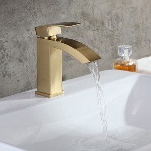 <span class=keywords><strong>AMAXO</strong></span> robinets mitigeurs De Lavabo en or brossé, robinets De salle De bains, Torneira De Bacia Grifo De Lavabo, robinets De robinetterie d'eau - Product Image 2