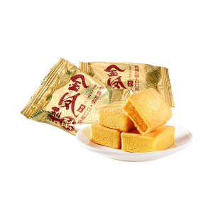 Gâteau à l'ananas traditionnel chinois Camill 318g en boîte, pâtisserie avec garniture sucrée à l'ananas, certifié BRC et ISO, durée de conservation de 1 an - Product Image 5