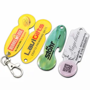 주문 인쇄 로고 Keychain 금속 트롤리 동전 열쇠 고리 승화 트롤리 동전