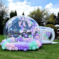 Tente bulle gonflable transparente en PVC pour enfants et adultes, idéale pour les mariages en plein air, les fêtes et les événements commerciaux