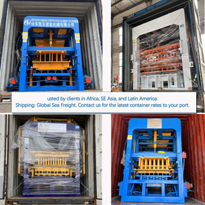 Machine à blocs <span class=keywords><strong>de</strong></span> béton entièrement automatique QT4-15B, alimentée par un PLC Siemens, 4500 pièces par shift, ligne <span class=keywords><strong>de</strong></span> production à retour sur investissement élevé - Product Image 3