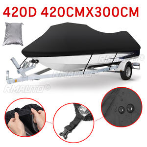 Housse de protection pour jet ski, bateau, 210D, 420x300cm, imperméable, anti-poussière, protection solaire, pour Yamaha WaveRunner EXR/VX Cruiser Sea Doo GTI - Product Image 3