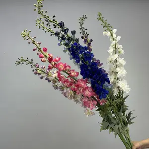 Jacinthe de Delphinium Artificielle, Fleur de Lavande, Accessoires de Mariage, Décoration de Plomb, Ornement de Tir, Directe d'Usine, E281