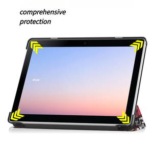 เคสแท็บเล็ตอัจฉริยะหนังกันกระแทกสำหรับ<span class=keywords><strong>แ</strong></span>ท็บเล็ต docmo dtab D-51c 10.1นิ้ว - Product Image 4
