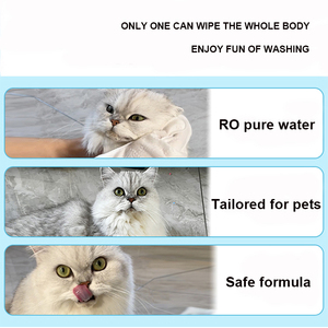 Gants de nettoyage humides <span class=keywords><strong>pour</strong></span> animaux, lingettes nettoyantes, personnalisées, de marque, <span class=keywords><strong>pour</strong></span> chiens et chats, unités - Product Image 3