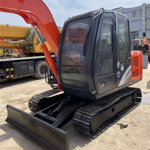 Used Japan Hitachi ZX60 Mini Crawler Excavator 5 Ton <b>Tracked</b> Digger Construction Machinery with Engine <b>Pump</b> 2020 Model for Sale - Product Image 3