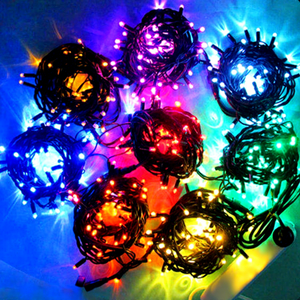 Guirlande lumineuse LED verte TOPREX IP65 étanche, connectable, pour décorations <span class=keywords><strong>de</strong></span> Noël, <span class=keywords><strong>de</strong></span> fêtes en plein air et <span class=keywords><strong>de</strong></span> forêts féeriques - Product Image 1