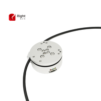 Sensor de fuerza de par de 6 ejes, sensor de fuerza de alta precisión para robot humanoide, 2 uds.
