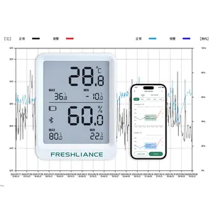 App Controle En Monitor Draadloze Bluetooth Temperatuur En Vochtigheid Data Logger