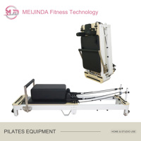 Appareil de Pilates Reformer pliable et réglable en aluminium pour la rééducation, idéal pour la maison et le studio de Pilates, Reformer Pilates portable