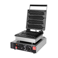 Nouveau Gaufrier 220 V en Forme de Sapin pour Usage Professionnel en Restaurant et Hôtel pour la Préparation Alimentaire