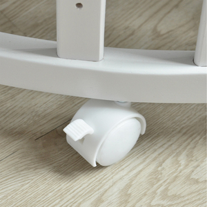 इन्वेटो उच्च गुणवत्ता वाले पेडल आराम अतिरिक्त सुरक्षात्मक टेथिंग रेल लकड़ी के बच्चे के लिए पहियों के साथ लकड़ी के बच्चे काले - Product Image 5