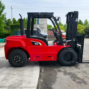 चीनी कारखाने 7 टन प्रतिसंतुलित डीजल फोर्कलिफ्ट जापानी प्रौद्योगिकी आईसुजू इंजन से लैस - Product Image 1
