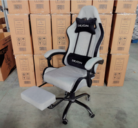 Nouvelle Chaise de Gaming en Tissu 2026 pour Salle de Jeu avec Soutien Lombaire Réglable