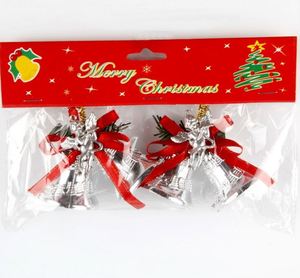 Wholesale 4.5cm Christmas Bells Electroplated <b>Plastic</b> <b>Tree</b> Decorations & Pendants for Holiday Decor MOQ 50sets - Product Image 2