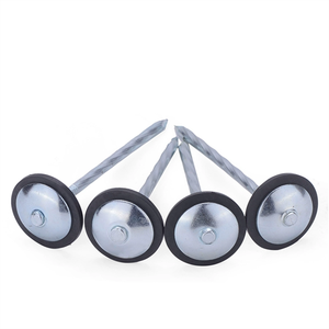 Clous de toiture galvanisés avec rondelle <span class=keywords><strong>1</strong></span>-<span class=keywords><strong>1</strong></span>/<span class=keywords><strong>4</strong></span> pouce 2 pouces # 10 clous à tête parapluie pour toiture en tôle ondulée, tuiles d'asphalte - Product Image 4