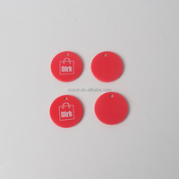 Pièces de monnaie personnalisées en plastique double face, promotion, offre spéciale