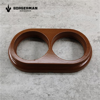 Vente en gros de cadres doubles en bois vintage rétro pour interrupteurs et prises murales