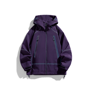 Veste de pêche personnalisée avec logo, nouvelle collection automne-hiver, en softshell fin et rembourrée en velours, respirante, coupe-vent et imperméable. - Product Image 5