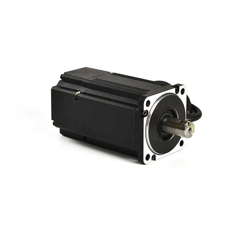 Totally brake phase 750w servo motor and 17bit 220v driver Single-phase Enclosed Machine Milling motor with drive kit CNC