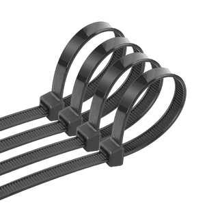 Attache-câble en nylon 7,6x550mm autobloquant noir et blanc, serre-câble en plastique autobloquant, vente directe usine, meilleur prix - Product Image 6