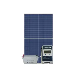 Гибридная солнечная система высокой мощности, комплект панелей солнечных фотоэлектрических панелей 10 кВт, домашние панели