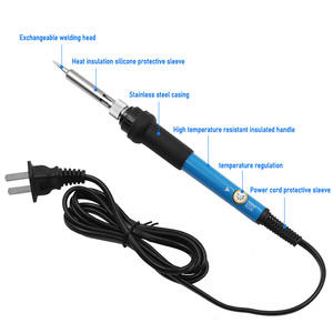 <span class=keywords><strong>Fer</strong></span> à <span class=keywords><strong>souder</strong></span> température réglable électrique 220V 110V 60W EU US soudure soudure Station de reprise chaleur crayon conseils outil de réparation - Product Image 4