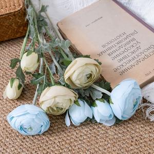 Usine recommandée Lu Lian thé <span class=keywords><strong>Rose</strong></span> fleur de soie pour mariage et décoration intérieure fleurs artificielles en gros - Product Image 5