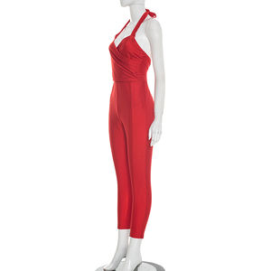 Viviblook J26ST032 Conjunto de Dos Piezas para Mujer, Top Corto sin Mangas Sexy de Verano y Pantalones Ajustados, Casual para Fiesta - Product Image 4