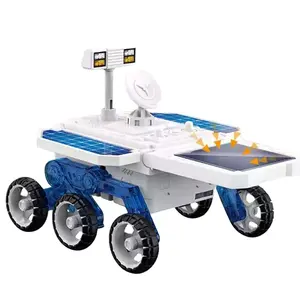 LK玩具太阳能玩具火星探测器车辆模型太阳能汽车建筑玩具套装教育科学套装学习科学arduino套装