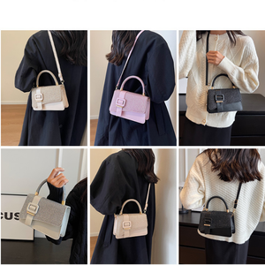 Nuevo Estilo de <span class=keywords><strong>Bolso</strong></span> de Mano Cuadrado Pequeño para Mujer, <span class=keywords><strong>Bolso</strong></span> de Hombro y Bandolera a la Moda - Product Image 6