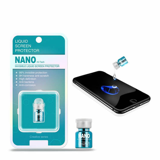 9H Hi-Tech Nano Liquid Screen Protector for Mobile Smartphone Guarded with Advanced Nano Technology Coating Glass Protector