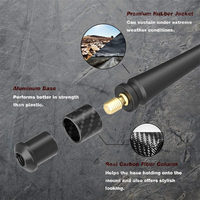 Antenne de voiture compatible avec Ford F150 2009-2024 Antenne en caoutchouc de 7 pouces de remplacement conçue pour l'antenne de réception FM/AM