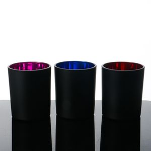 Bougie de peinture en aérosol noir tasse vide rétro bricolage chandelier tasse d'aromathérapie en verre fait <span class=keywords><strong>maison</strong></span> ornements de chandelier romantique - Product Image 3
