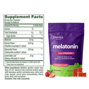 Gomitas para Dormir con Melatonina 5mg, Fabricante de Suplementos de Marca Privada OEM, Relajación Nocturna, Apoyo para un Sueño Profundo, Venta al Por Mayor - Product Image 2