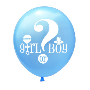 Palloncini in Lattice da 12 Pollici <span class=keywords><strong>Rosa</strong></span>, Blu <span class=keywords><strong>e</strong></span> Bianchi Opachi per Rivelazione del Sesso del Bambino, Decorazioni per Feste Baby Shower - Product Image 2
