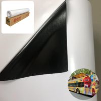 Vinyle PVC Noir Adhésif Amovible Brillant Résistant aux UV Écologique Imperméable Haute Résolution pour Signalétique Commerciale et Décoration Extérieure Automobile