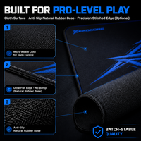 Tapis de souris de jeu Razer Goliathus V3, mousse en caoutchouc haute densité, antidérapant, 600x400mm, en stock