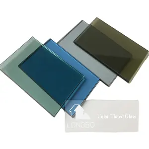 High Quality Architectural Glass Tinted For Furniture Use Dark Green Float Glass