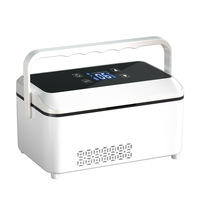 Mini-réfrigérateur portable intelligent à affichage numérique pour insuline, rechargeable par USB, 5,3 litres, température constante pour médicaments