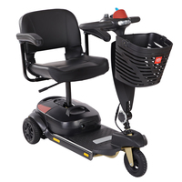Scooter électrique tout-terrain classique 2026, scooter de mobilité à 3 roues anticollision pour personnes handicapées et personnes âgées