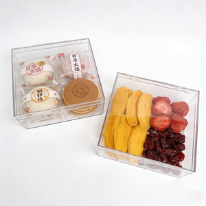 Nueva Caja de Almacenamiento Magnética de Acrílico Transparente, Rectangular, para Exhibición en el Hogar, Organizador de Aperitivos - Product Image 3