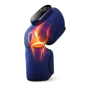 Masseur de genou électrique avec chaleur et compression, sans fil, batterie intégrée, produits de massage - Product Image 1