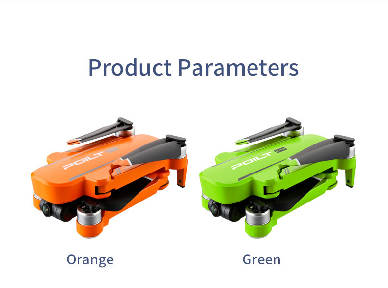 JJRC X17 drone, Product Parameters Orange Green CLsT DC