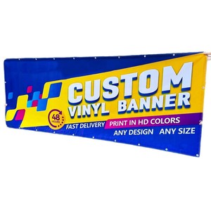 Pancarta de Vinilo Personalizada MJY, Impresión Digital en PVC, para Actividades Promocionales, Blanca HF-002 - Product Image 2