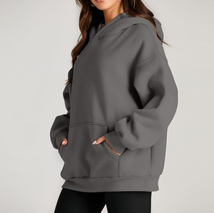 Sudadera con Capucha de Algodón de Alta Calidad al por Mayor, Sudadera con Capucha Personalizada de Moda para Mujer, Sudadera con Capucha Extra Grande, Diseño de Estilo para Mujer - Product Image 3